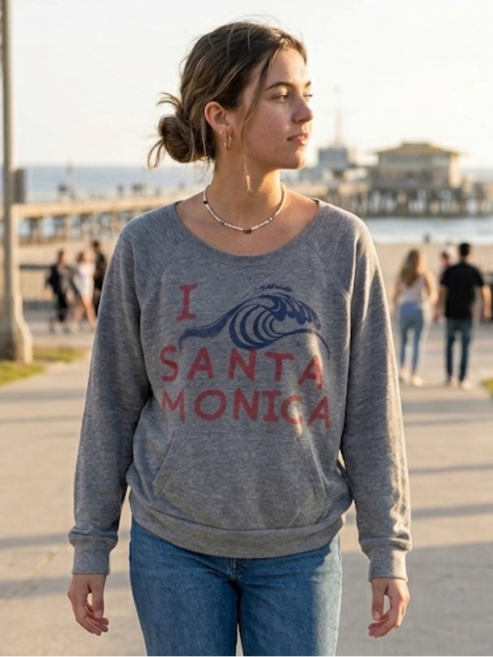 Gray ' Graphic Sweatshirt